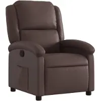 vidaXL Fauteuil Relax Marron Similicuir