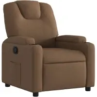 vidaXL Fauteuil relax brun Tissu
