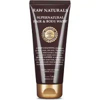 Raw Naturals , Supernatural, 100 % végétalien, shampooing, après-shampooing et gel douche 3 en 1, 200 ml