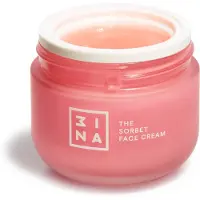3INA MAKEUP - Vegan - Sans Cruauté - Crème Visage Sorbet - Corail - Hydratante - Apaisante - Nourrissante