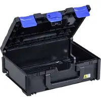 Allit Boîte de rangement EuroPlus MetaBox 145 noir/bleu