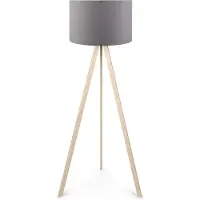 Opviq , AYD-1522, lampadaires, gris, MDF, 38 x 38 x 140 cm