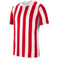 Nike Dri Fit Division 4 Striped Short Sleeve T-shirt Rouge S Homme