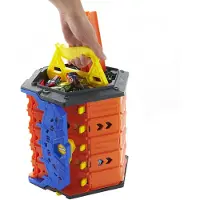 Hot Wheels 2in1 Set de jeu & boîte incl. 1 voiture jouet, rangement