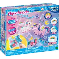 AquaBeads Mystic Unicorn Set Construction Game Rose Enfants