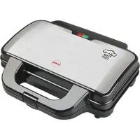 Eldom Machine à sandwich WA100S, Gaufrier, Argent