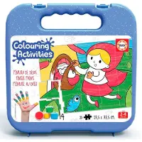 Educa Puzzle de coloriage du Petit Chaperon rouge 20 pièces avec couleurs