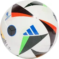 Adidas Homme Euro 24 Football Entraînement Blanc/Noir/Glow Blue