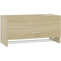 The Living Store Armoire Chêne Sonoma 70x32,5x35 cm Matériau dérivé du bois