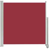 The Living Store Store latéral extensible 160x300 cm rouge