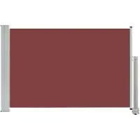 The Living Store Store latéral extensible 60×300 cm Marron