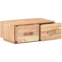 The Living Store Table basse 90 x 50 x 35 cm Bois massif recyclé