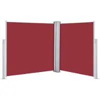 The Living Store Store latéral extensible rouge 120 x 600 cm