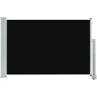 The Living Store Store latéral extensible 60×300 cm Noir