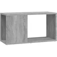 The Living Store Armoire TV Gris Sonoma 60x24x32 cm Matériau dérivé du bois