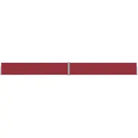 The Living Store Store latéral extensible 140x1200 cm rouge
