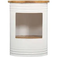 The Living Store Table basse 43×55 cm en bois massif de manguier