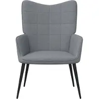 The Living Store fauteuil de relaxation en tissu gris clair