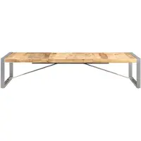 The Living Store Table basse 180x90x40 cm Bois de manguier brut