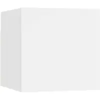 The Living Store Meuble TV mural blanc 30,5x30x30 cm