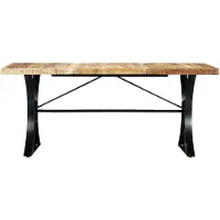 The Living Store Table de salle à manger 180×90×76 cm Mango massif
