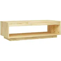 The Living Store Table basse 110x50x33,5 cm pin massif