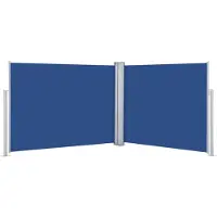The Living Store Store latéral extensible bleu 140 x 1000 cm