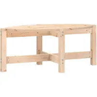 The Living Store Table basse 87x48x35 cm pin massif