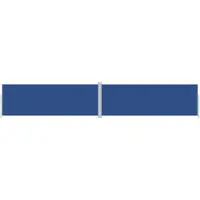 The Living Store Store latéral extensible bleu 180x1000 cm