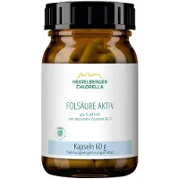 Heidelberger Chlorella GmbH Acide folique actif plus vitamine B12 active gélules 120 pc