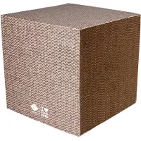 Laroy Cube à griffer D&D « I Love Happy Cats » beige, taille : L