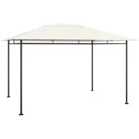 The Living Store Pavillon 384x281x270 cm crème 180 g/m²