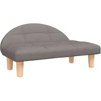 The Living Store Lit pour chien Taupe 70x52x30 cm Tissu