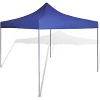 The Living Store Faltzelt 3 x 3 m Blau