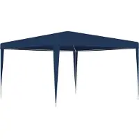 The Living Store Partyzelt 4x4 m Blau