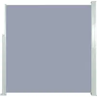 The Living Store Store latéral extensible 140x300 cm Gris