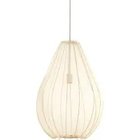 Light & Living Suspension - beige blanc - Itela - textile - Ø 50cm - E27 - 2977127 -