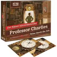 Hidden Games Le voyage du professeur Charlie à travers le temps - Jeu d'escapade (Allemand, 1 - 6 Joueur)