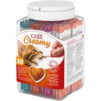 Catit Creamy Wet Cat Food 80x10g Clair