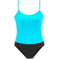 LASCANA Maillot de bain modelant bleu clair / noir