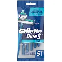 Gillette Blue II Plus Disposable Razor Blades - 5 Count