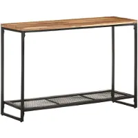 vidaXL Table console 110x35x75 cm Bois d'acacia massif