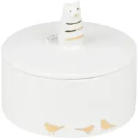 Räder PG Goldstück Dose Katze D.8cm, H.7cm