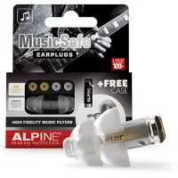 Alpine MusicSafe Classic Bouchons dOreilles Blanc