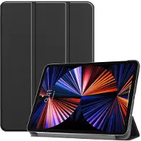 CoreParts Tri-fold Caster Hard Shell Cover (Apple iPad Pro 12.9 2021), Étui pour tablette, Noir