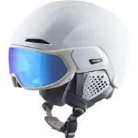 Alpina Casque de Ski Alpina Alto Q Lite White Matt (Blue Revo)-55 - 59 cm
