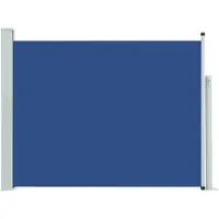 vidaXL Auvent latéral rétractable de patio 140x500 cm Bleu