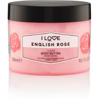 I Love... Beurre corporel à la rose anglaise 300 ml (Beurre corporel, 300 ml)