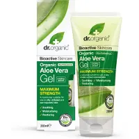 Dr Organic Gel Aloe Vera - - 200ml - Hydratant - Sans parabène - Tous types de peau