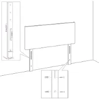 vidaXL Cadre de lit avec tête de lit rose 160x200 cm velours